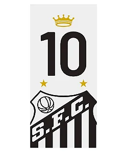 Toalha de Banho e Praia Döhler Santos Camisa 10