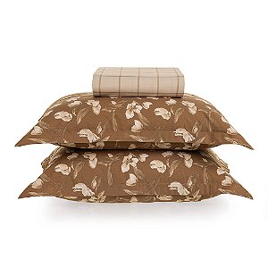 Lençol King com Elástico e Fronhas 200 Fios Anabel-Karsten