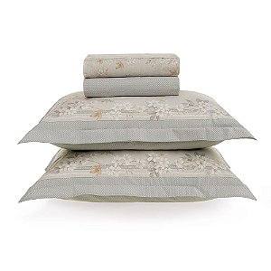 Jogo de Cama Queen 200 Fios 100% Algodão Dandara-Karsten