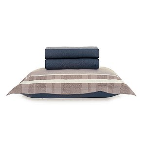 Jogo de Cama Solteiro 200 Fios 100% Algodão Vitor-Karsten