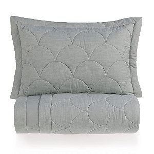 Colcha Casal com 2 Porta-travesseiros Torres Névoa-Karsten