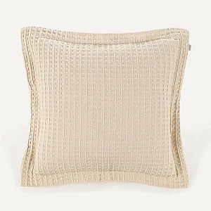 Almofada Decorativa Quadrada 100% Algodão Denver Areia