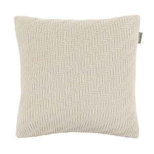 Almofada Decorativa Quadrada 45cm x 45cm Salina Branco