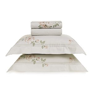 Jogo de Cama Queen 300 Fios 100% Algodão Felícia