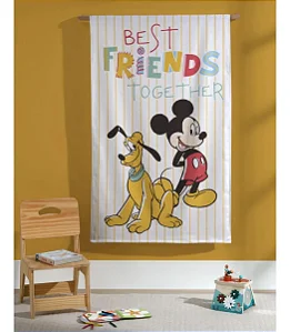 Toalha De Banho Infantil Felpuda Mickey 18 Dohler 70x115cm