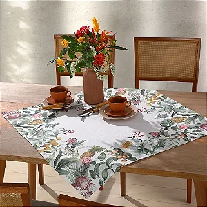 Toalha de Chá / Centro de Mesa Dohler Clean Renova Estampado Digital Verena 78cm x 78cm
