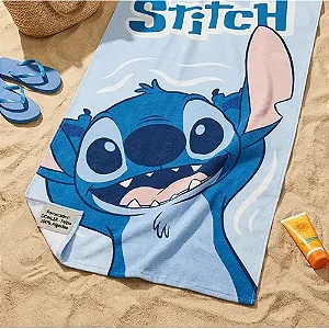 Toalha De Banho Infantil Felpuda Stitch 13 Dohler 70x115cm