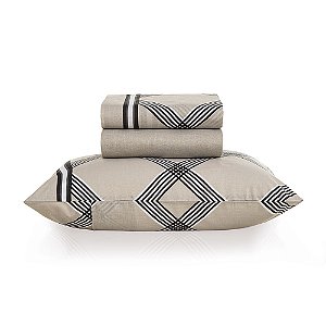 Jogo de Cama 3 Peças  100% algodão Magnus Solteiro Karsten