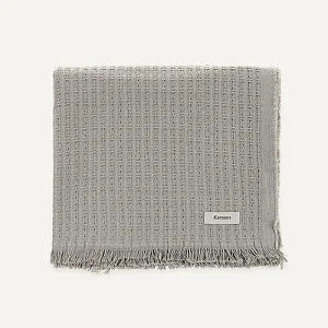 Manta Decorativa 100% Algodão Atlanta Crômio-Karsten