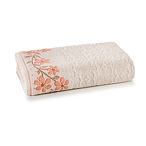 Lançamento  Toalha de Rosto Döhler Felpuda Eva Off White