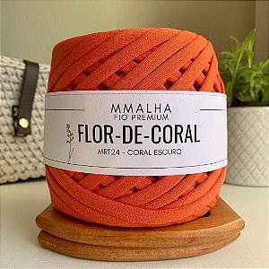 Fio de Malha Premium - Flor-de-coral - Coral Escuro