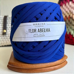 Fio de Malha Premium - Flor de Abelha - Azul Bic
