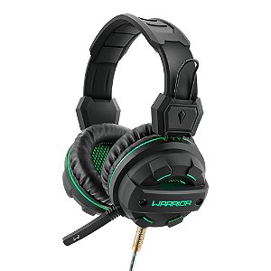HEADSET WARRIOR MAGNE GAMER USB E P2 LED VERDE