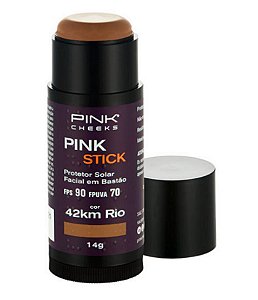 Protetor Solar Facial Pink Stick Fps 90 Cor 42km Rio - Pink Cheeks