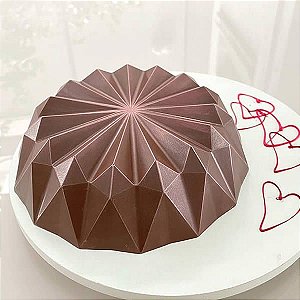 Forma para Chocolate Semiprofissional com Silicone Bolo Origami Ref. 3655 BWB 1unid
