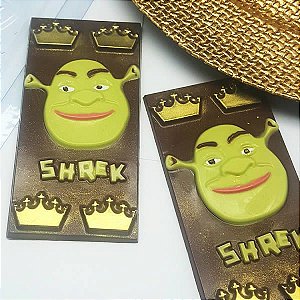 Forma para Chocolate Barra Shrek King 65g Ref. 11056 BWB Licenciada Universal 10unid