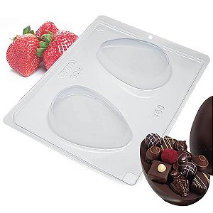 Forma para Chocolate com Silicone Ovo de Páscoa 150g Ref. 824 BWB 1pç