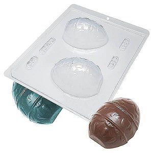 Forma para Chocolate com Silicone Ovo Coração/Estrela 100g Ref. 808 BWB 1unid