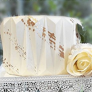 Placa Origami Cake Vincado Ref. 10142 BWB 1unid