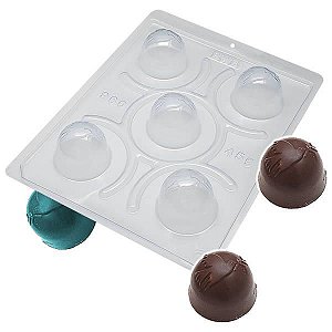 Forma para Chocolate com Silicone Trufa da Paz 45g Ref. 960 BWB 1unid