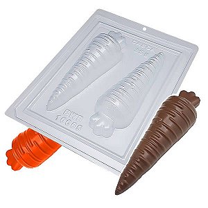 Forma para Chocolate com Silicone Cenoura Gourmet 100g Ref. 10065 BWB 1unid