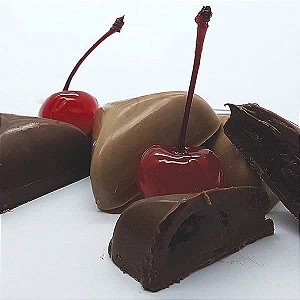 Forma para Chocolate com Silicone Esfirra Esfiha 15g Ref. 9702 BWB 1unid