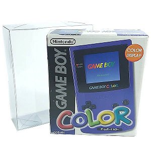 (1pç) Console-2 (0,20mm) Caixa de Proteção Case CaixaBox Console Game Boy, Color Caixa Protetora para Console GBC