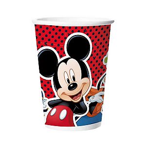 Copo de Papel Mickey Classico 180ml 8unid Regina Festas
