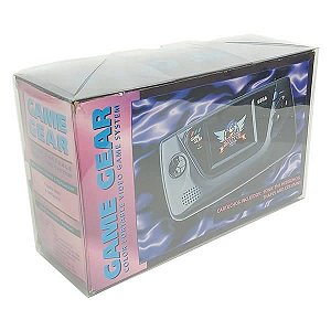 (1pç) Console-5 (0,30mm) Caixa de Proteção CaixaBox Console Sega Game Gear TecToy Americano Caixa Protetora para Console