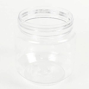 (PoteGel-240ml Cristal) Pote Gel 240g Pet Cristal para Gel, Cremes, Tintas, Ceras, Pastas, Temperos (10pçs)