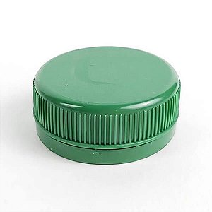 (TpaLacreGar Verde Suco R38) Tampa Verde para Garrafa Suco bocal 38mm (10pçs)