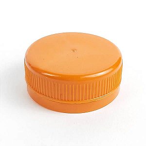 (TpaLacreGar Laranja Suco R38) Tampa Laranja para Garrafa Suco bocal 38mm (10pçs)