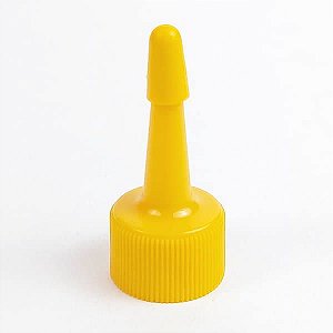 (BicoAplicador Amarelo r18mm) Tampa Bico Aplicador para Reparação de Pontas de Cabelo, Reparador de Fios, Óleos (10pçs)