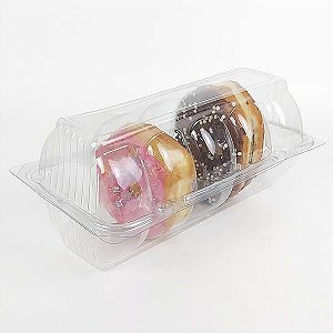 (5caixas) Caixa Blister Embalagem para 5 Donuts Ref.ACDON5