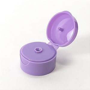 (Tpa30 Lilas Flip-Top) Tampa Flip Top para Bisnaga Plástica 30g e 60g (25pçs)