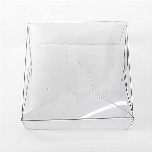 10 Caixa de Acetato PC-1 Plástico (6.5x6.5x3 cm) Caixa Coração de Plástico para Lembrancinhas