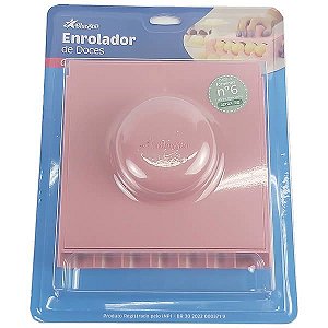 (1pç) Enrolador de Doces Rosa (8g), Boleador de Docinhos, Placa Boleadora de Doces, Confeitaria Produção Doces Bluestar