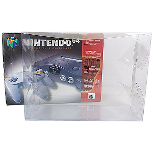 (1pç) Console-7 (0,25mm) Caixa de Proteção Case Console Nintendo 64 Caixa Protetora para Console N64