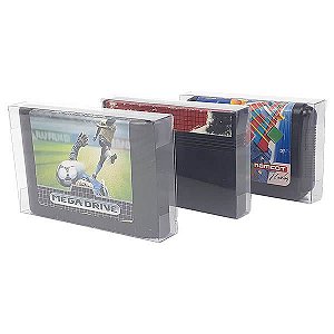 (50pçs) Games-6 (0,20mm) Caixa para Cartucho Loose Mega Drive, Loose Master System, Caixa Protetora