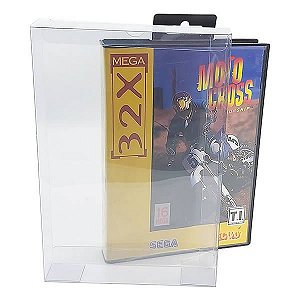 25un Games-29 (0,20mm) Caixa Protetora para CaixaBox Case com ABA DE PENDURAR Mega Drive, Master System, 32X, Game Gear