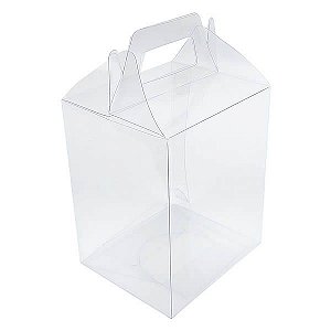 25 Caixa de Acetato PX-30 (8,5x8x13,3 cm) Caixa Maleta Embalagem de Plástico Transparente
