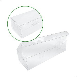 25un Caixa de Acetato PX-2 (26x9.5x6 cm) Embalagem de Plástico Transparente