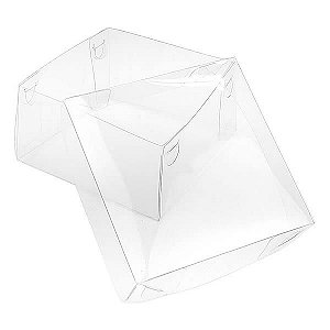 25 Caixa de Acetato PMB-13 Plástico (7.5x7.5x4 cm) Embalagem de Plástico, Caixa para Embalagem