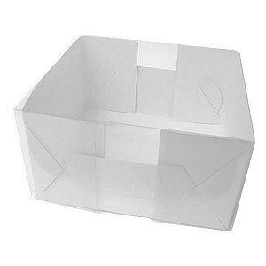 25 Caixa de Acetato TRP-39 (9x7.5x7 cm) Embalagem de Plástico Acetato e Papel