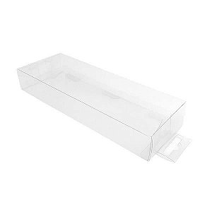 10 Caixa de Acetato PX-230 (7x3x20 cm) Embalagem de Plástico Transparente