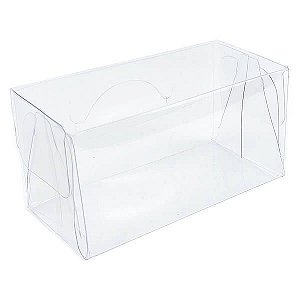 10 Caixa de Acetato PX-229 (12x6x4 cm) Embalagem de Plástico Transparente