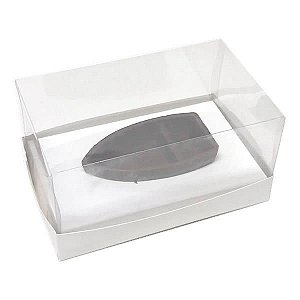 KIT Caixa para Barca M Chocolate (17,6x11x7 cm) Caixa e Berço KIT92 10unids Caixa de Acetato