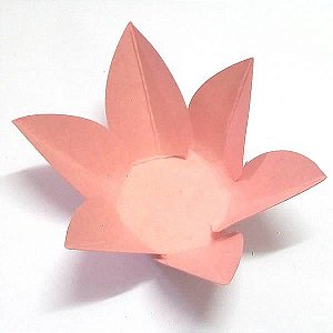 Forminha de Papel Flor Rosa (2.3x2.3x3 cm) 100unid Forminha Doces