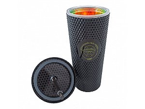 COPO CANUDO TEXTURIZADO 700ML - MEU ESPACO HOLOGRAFICO