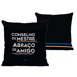 ALMOFADA FIBRA VELUDO 40X40CM MESTRE & AMIGO